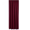 Draperie cu rejansa Jemidi, 140 x 245 cm, Bordo, Poliester, 55276.13.01
