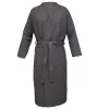 Halat de baie Waffle Pique unisex Homelevel, 5XL, Gri, Bumbac organic, 54916.73.35