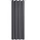 Draperie opaca Stella cu inele Jemidi, 140 x 175 cm, Gri, Poliester, 55283.19.02