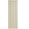 Draperie opaca Stella cu inele Jemidi, 140 x 175 cm, Crem, Poliester, 55283.16.02