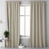 Set 2 Draperii Lola cu rejansa Jemidi, 140 x 250 cm, Bej, Poliester, 55308.11.02