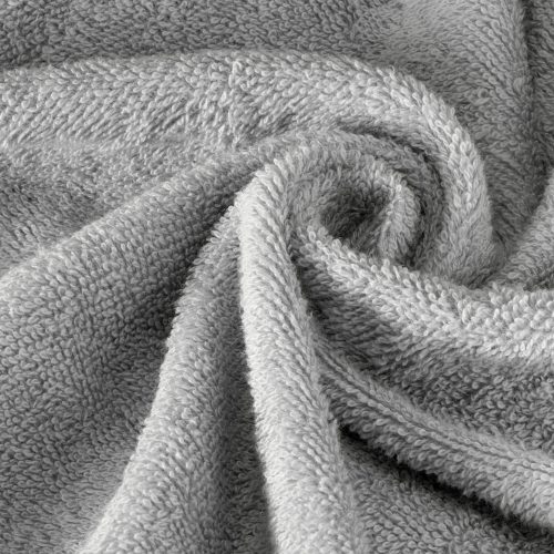 Poncho de baie pentru copii Homelevel, 10-13 ani, Gri, Bumbac organic, 54880.70.43