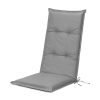 Perna hidrofuga pentru scaun cu spatar inalt Jemidi, 120 x 50 cm, Gri, Poliester, 55522.25