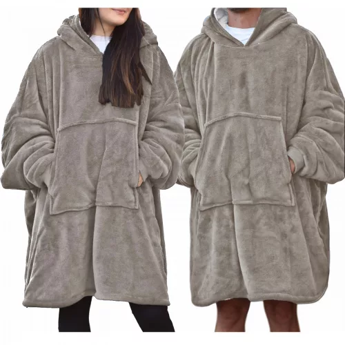 Hanorac unisex Sherpa Jemidi, XL, Bej, Poliester, 55407.43.4