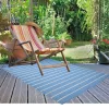 Covor exterior pentru terasa Jemidi, 120 x 180 cm, Albastru, Polipropilena, 55024.58