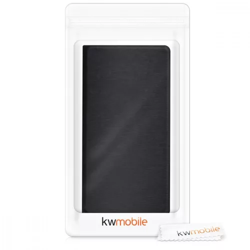 Husa pentru Wiko Fever, Piele ecologica, Negru, 35967.01