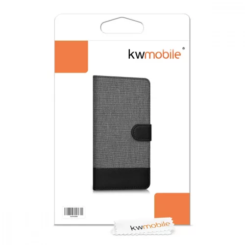 Husa pentru Wiko Freddy, Textil, Gri, 39953.01