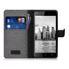 Husa pentru Wiko Freddy, Textil, Gri, 39953.01