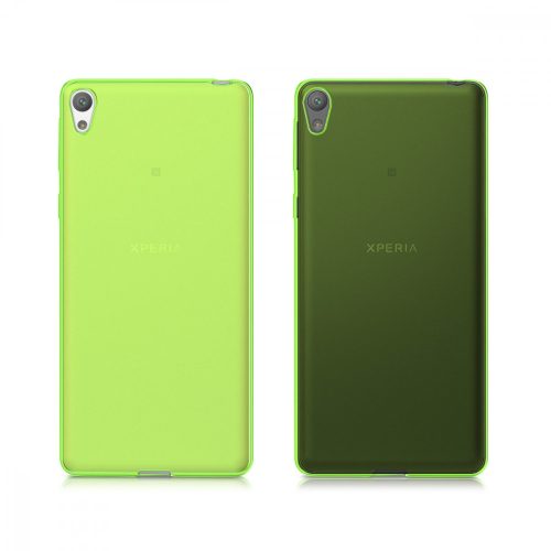 Husa pentru Sony Xperia E5, Silicon, Verde, 40243.07