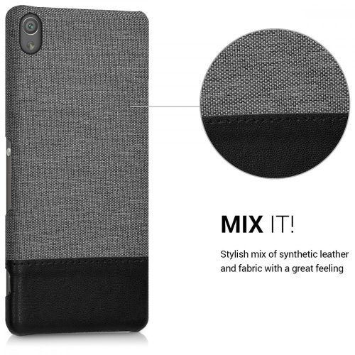 Husa pentru Sony Xperia XA, Textil, Gri, 40421.22