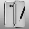 Husa pentru Samsung Galaxy A3 (2017), Piele ecologica, Gri, 40869.42