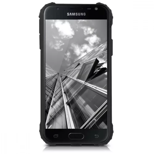 Husa pentru Samsung Galaxy J3 (2017), Silicon, Gri, 41029.73