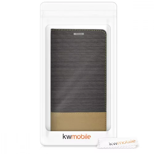 Husa pentru Huawei P10, Textil, Maro, 41401.01