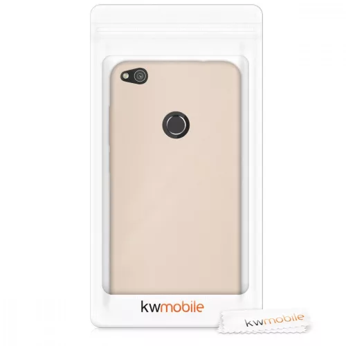 Husa pentru Huawei P9 Lite (2017), Piele ecologica, Bej, 41406.11