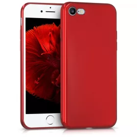   Husa pentru Apple iPhone 8 / iPhone 7 / iPhone SE 2, Silicon, Rosu, 40152.09