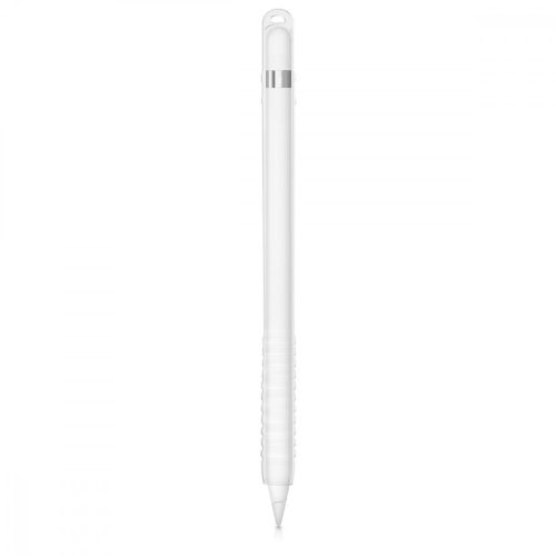 Husa de protectie pentru Apple Pencil (1. Gen), Kwmobile, Alb, Silicon, 42271.02