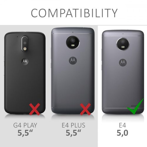 Husa pentru Motorola Moto E4, Silicon, Transparent, 42350.03