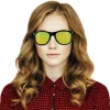 Ochelari de soare unisex Navaris, UV400, Bambus, Verde, 40731.01.07