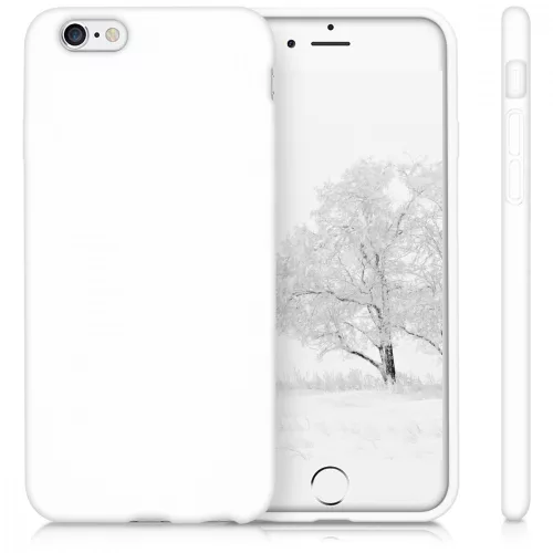 Husa pentru Apple iPhone 6 / iPhone 6s, Silicon, Alb, 35176.48