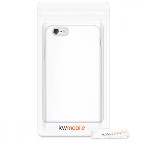 Husa pentru Apple iPhone 6 / iPhone 6s, Silicon, Alb, 35176.48