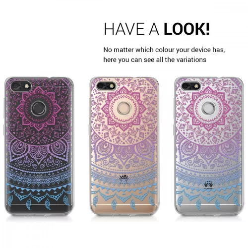 Husa pentru Huawei Y6 Pro, Silicon, Multicolor, 42771.01