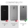 Husa pentru Huawei Honor 6C, Piele ecologica, Maro, 43528.01