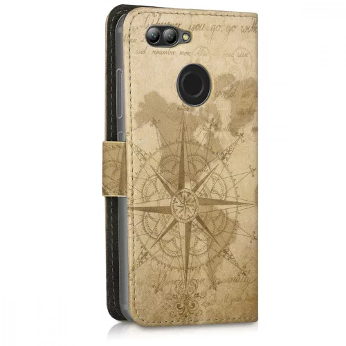 Husa pentru Huawei Nova 2, Piele ecologica, Maro, 43550.01