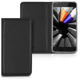   Husa pentru Blackview A7 Pro, Piele ecologica, Negru, 43717.01