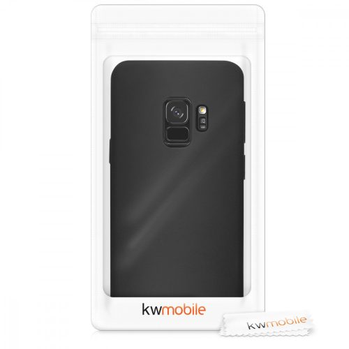 Husa pentru Samsung Galaxy S9, Silicon, Negru, 44089.47