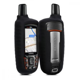   Husa de protectie pentru GPS Garmin GPSMAP 64/GPSMAP 64s/GPSMAP 64st, Kwmobile, Negru, Silicon, 44268.01