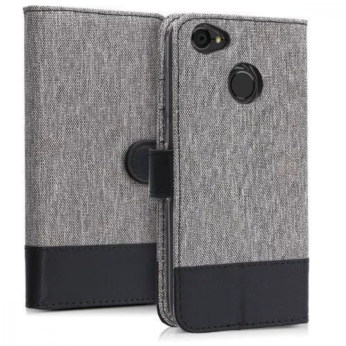 Husa pentru ZTE Blade A6, Textil, Gri, 44462.22