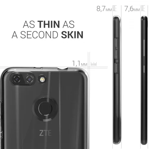 Husa pentru ZTE Blade V9 Vita, Silicon, Transparent, 44544.03