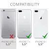 Husa pentru Apple iPhone 8 Plus / iPhone 7 Plus, Silicon, Alb, 39499.48