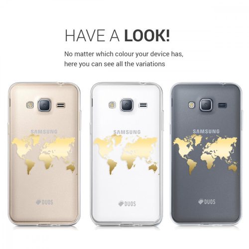 Husa pentru Samsung Galaxy J3 (2016), Silicon, Multicolor, 39408.05