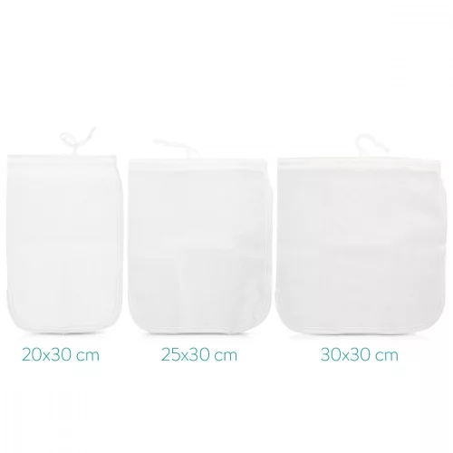 Punga pentru lapte organic de migdale Navaris, Reutilizabila, 20 x 30 cm, 44348.01