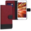 Husa pentru Huawei P9 Lite (2017), Textil, Rosu, 40893.04