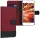 Husa pentru Huawei P9 Lite (2017), Textil, Rosu, 40893.04