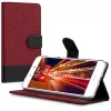 Husa pentru Huawei P9 Lite (2017), Textil, Rosu, 40893.04