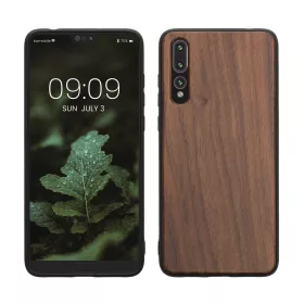 Husa pentru Huawei P20 Pro, Lemn, Maro, 44895.18