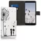 Husa pentru Huawei Y6 (2018), Piele ecologica, Negru, 45923.03