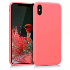   Husa pentru Apple iPhone X / iPhone XS, Silicon, Roz, 42492.122