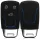 Husa Cheie Auto pentru Audi - 3 Butoane - Keyless Go, Silicon, Negru, 43623.17