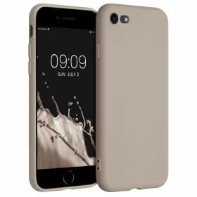   Husa pentru Apple iPhone 8 / iPhone 7 / iPhone SE 2, Silicon, Crem, 39458.125