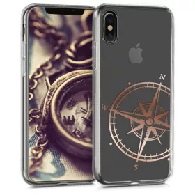   Husa pentru Apple iPhone X / iPhone XS, Silicon, Roz, 42505.11