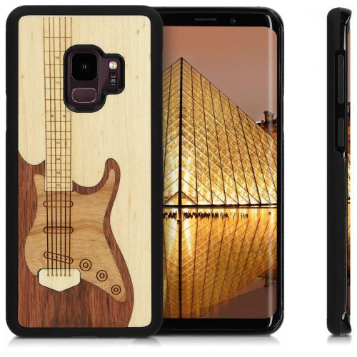 Husa pentru Samsung Galaxy S9, Lemn, Maro, 44479.04