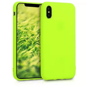   Husa pentru Apple iPhone X / iPhone XS, Silicon, Galben, 46270.75
