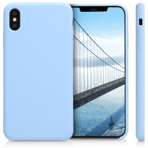 Husa pentru Apple iPhone XS Max, Silicon, Albastru, 45909.58