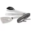 Set de ustensile pentru gratar din otel inoxidabil Navaris, 5 instrumente, 46478.01