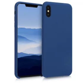   Husa pentru Apple iPhone XS Max, Silicon, Albastru, 45909.116