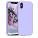 Husa pentru Apple iPhone X / iPhone XS, Silicon, Mov, 46313.108
